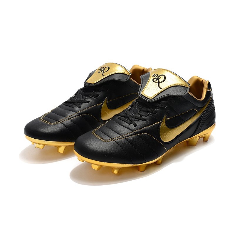 Nike Tiempo Legend R Elite FG Černá Zlato